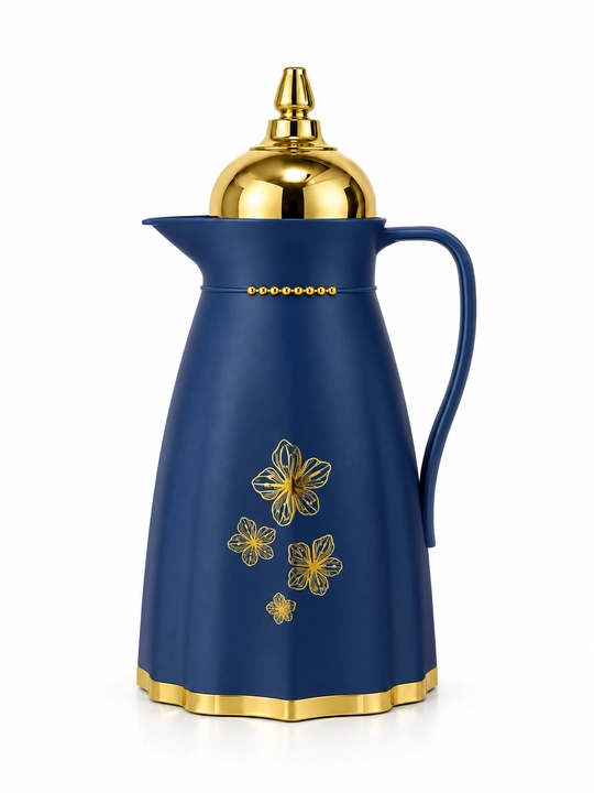 Вакуумный термос-кувшин Evde Home Goods, 1 л, со стеклянной колбой - 