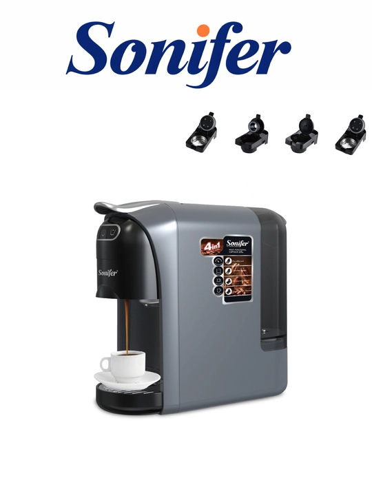 Sonifer SF-3579 4 in 1 kapsulali kofemashina, 1400 Vt, 19 bar