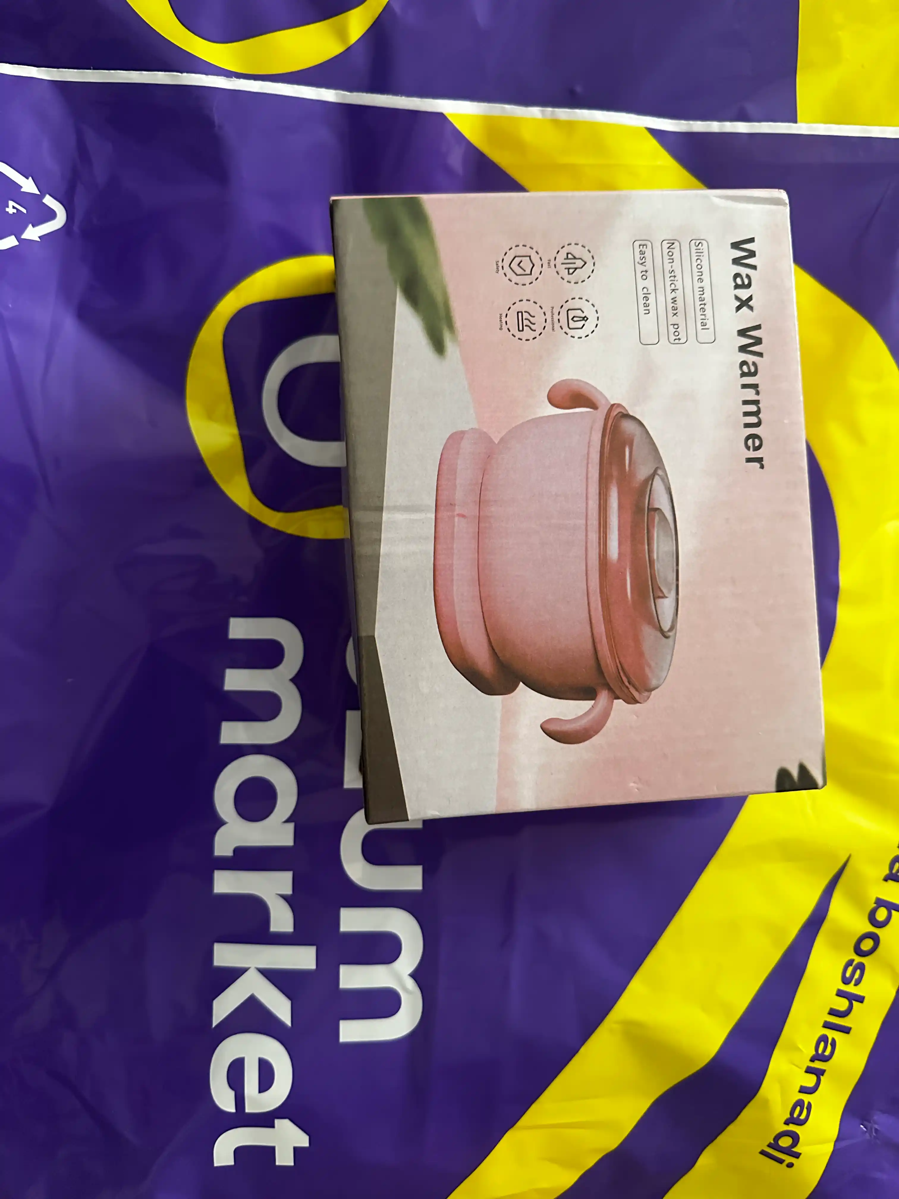 Depilatsiya uchun silikon qozon granulali sovg‘a+1 SOVG`A, 400 ml