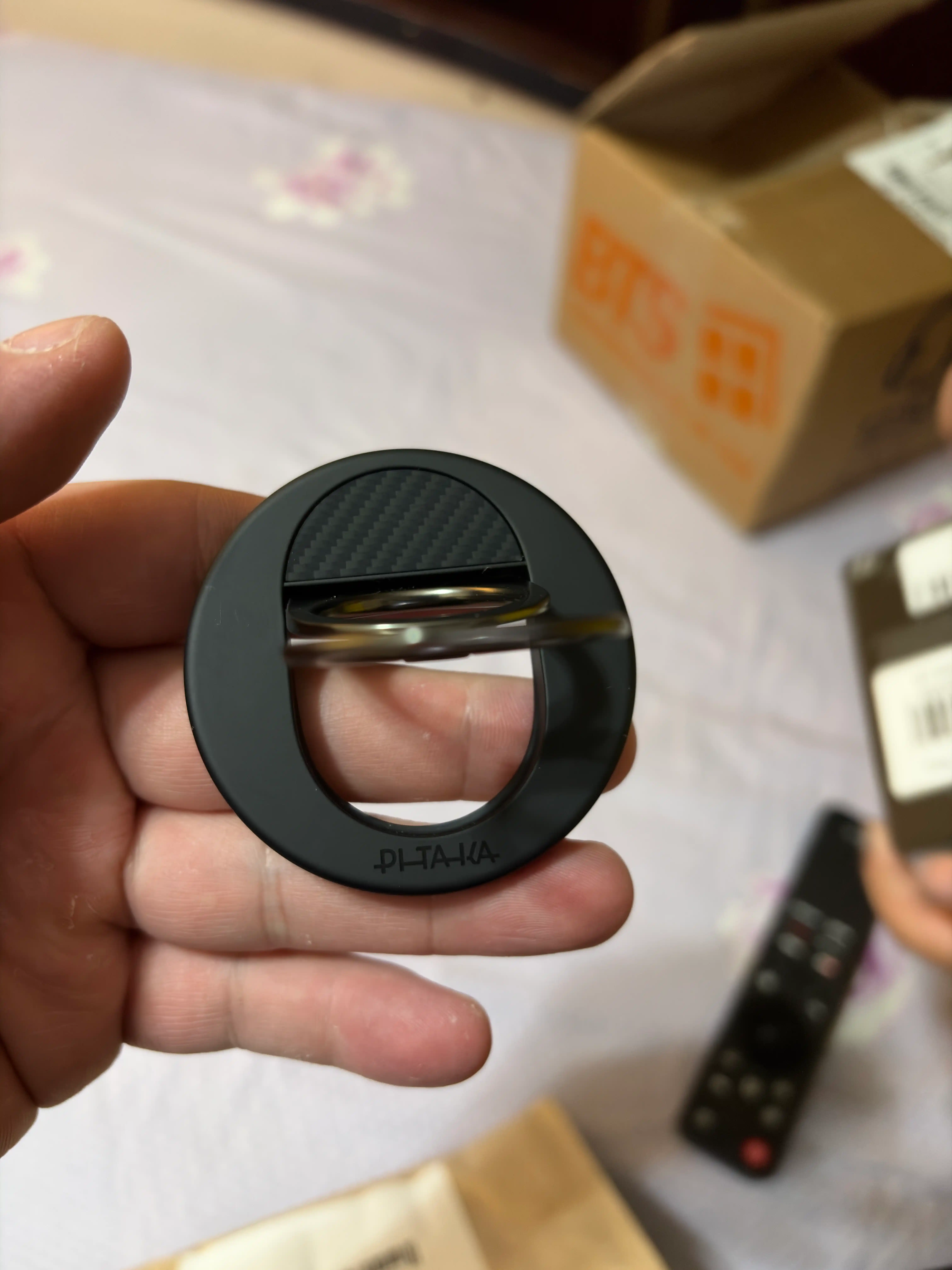 Держатель для телефона Pitaka, с Magsafe, магнитное кольцо, подставка, MagEZ Grip