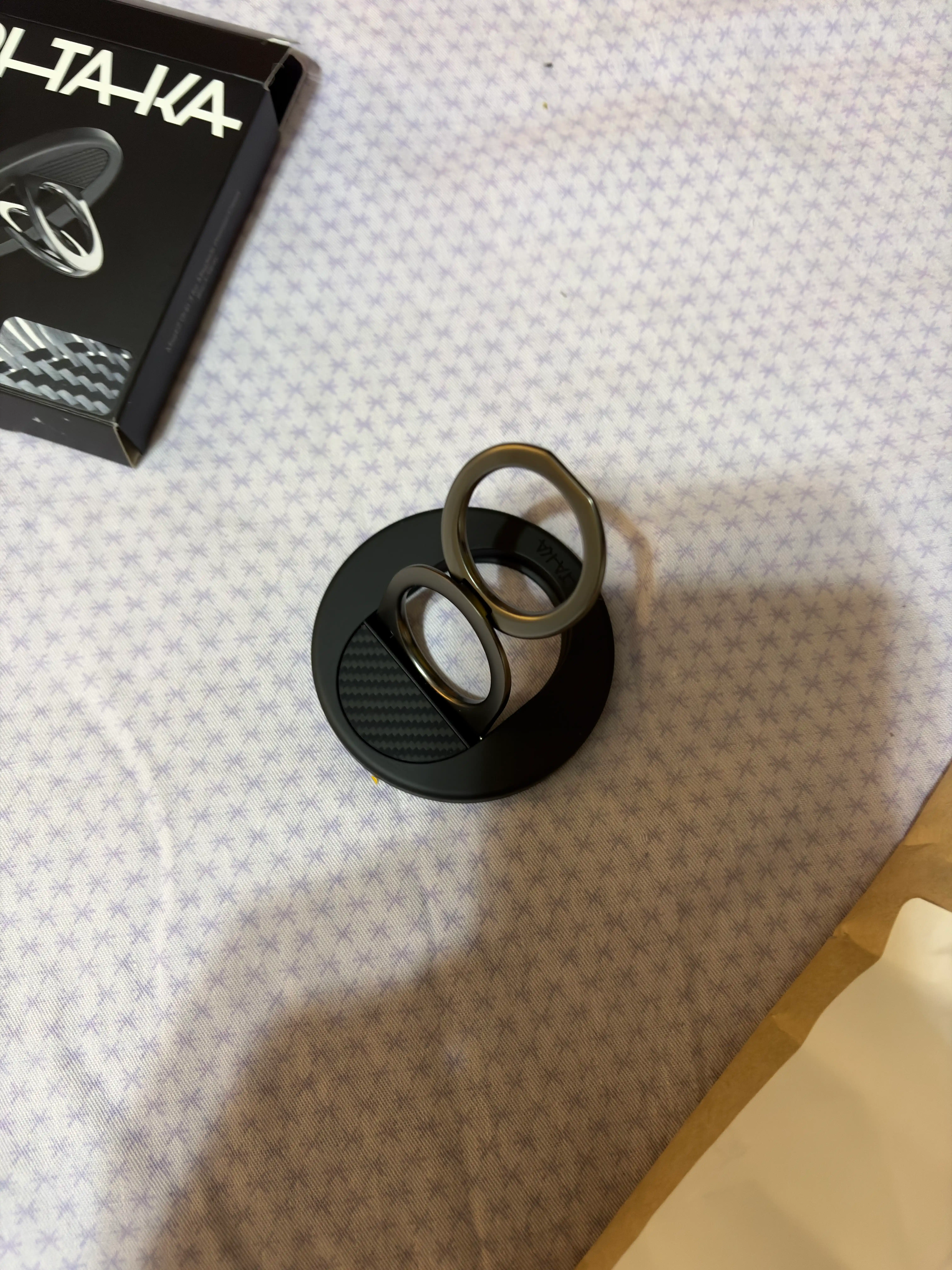Держатель для телефона Pitaka, с Magsafe, магнитное кольцо, подставка, MagEZ Grip