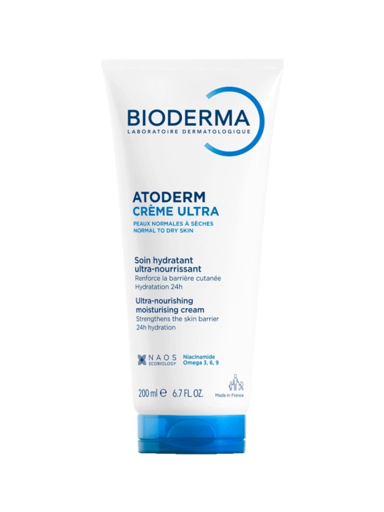 Питательный увлажняющий крем для лица и тела Bioderma Atoderm Crème Ultra, 200 мл - 