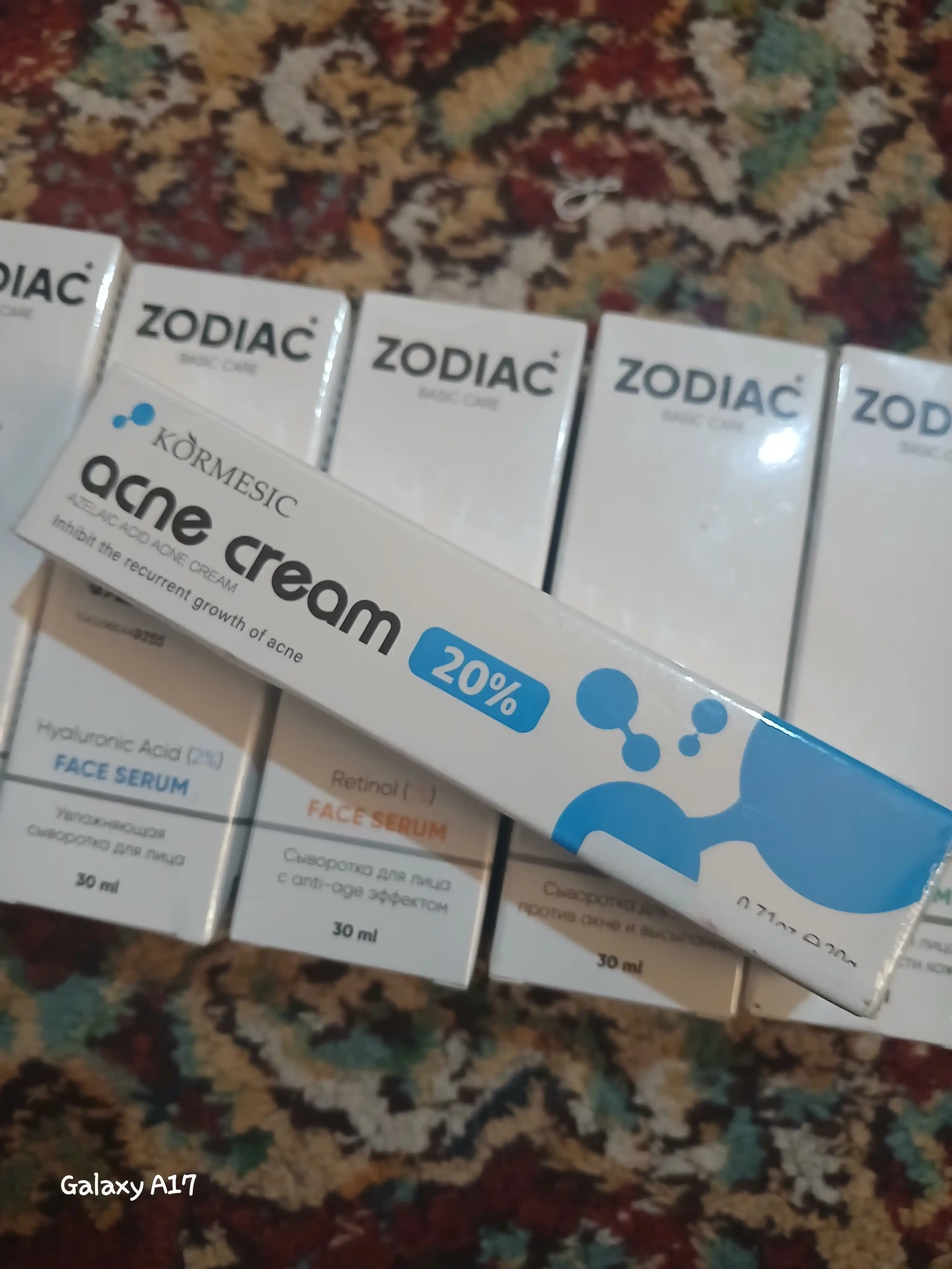 Сыворотка для кожи лица ZODIAC, омолаживающая, против акне, ниацинамид 10%, цинк 1%, 30 мл