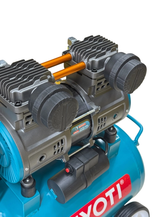 Компрессор воздушный BIYOTI BYT-AC24L, безмасляный, 24 л, 1300 Вт, 8 бар