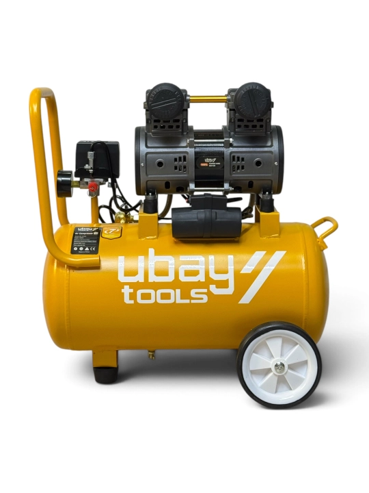 Компрессор воздушный UBAY UB-AC24L, безмасляный, 24 л, 1300 Вт, 8 бар