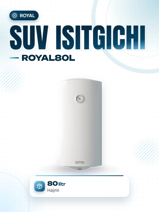 Водонагреватель ROYAL 80L TT