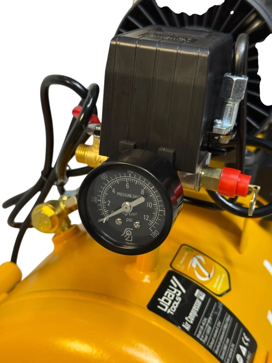 Компрессор воздушный UBAY UB-AC24L, безмасляный, 24 л, 1300 Вт, 8 бар