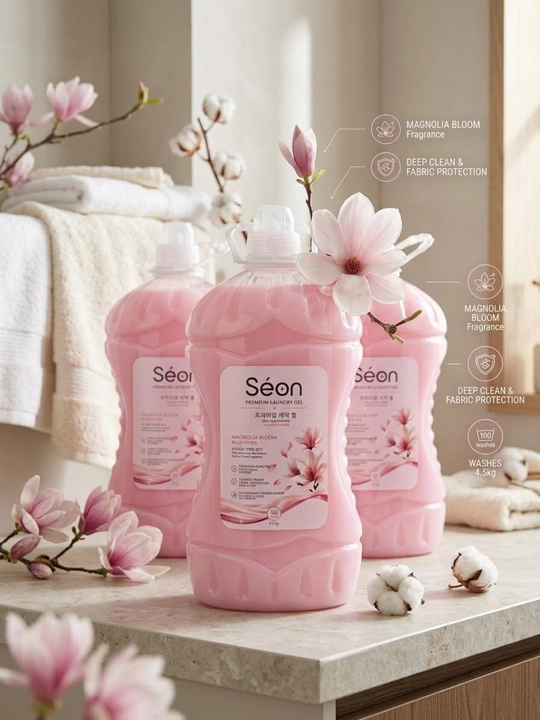 Универсальный гель для стирки белья SEON, 4.5 кг - 