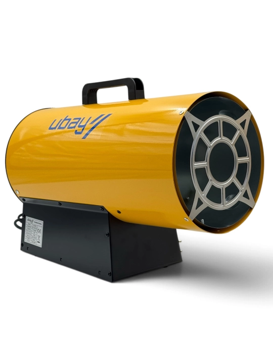 Газовая тепловая пушка UBAY UB-30RA, 17–30 кВт, 650 м³/ч, с редуктором и шлангом