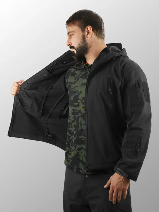 Taktik to'plam Softshell kurtka va shimlar, qishki, suv o'tkazmaydigan, izolyatsiyalangan