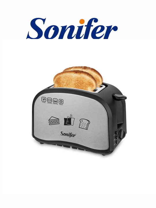 Sonifer SF-6179 elektr tosteri, 2 bo‘lakli, 800 Vt