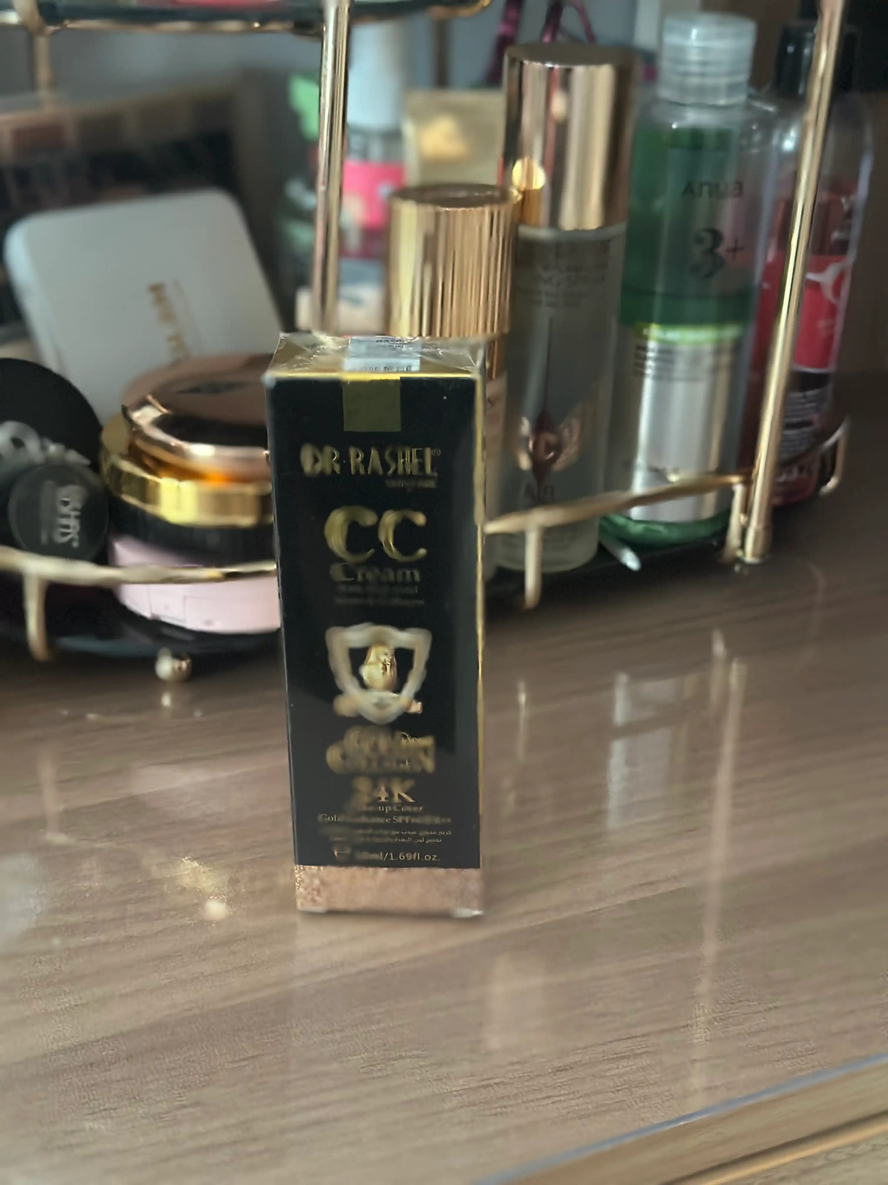 Тональный крем 24K Gold collagen CC Cream SPF60, Dr Rashel, 50 мл