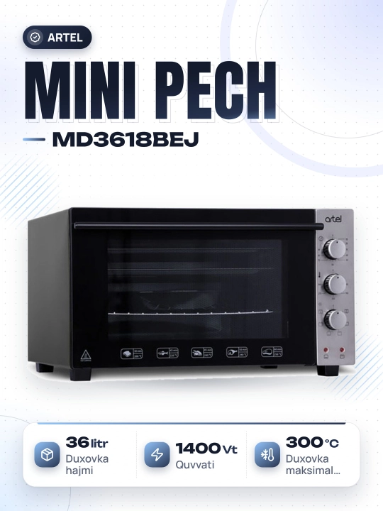 Artel MD-3618 Bej Art-Retro mini pech - 