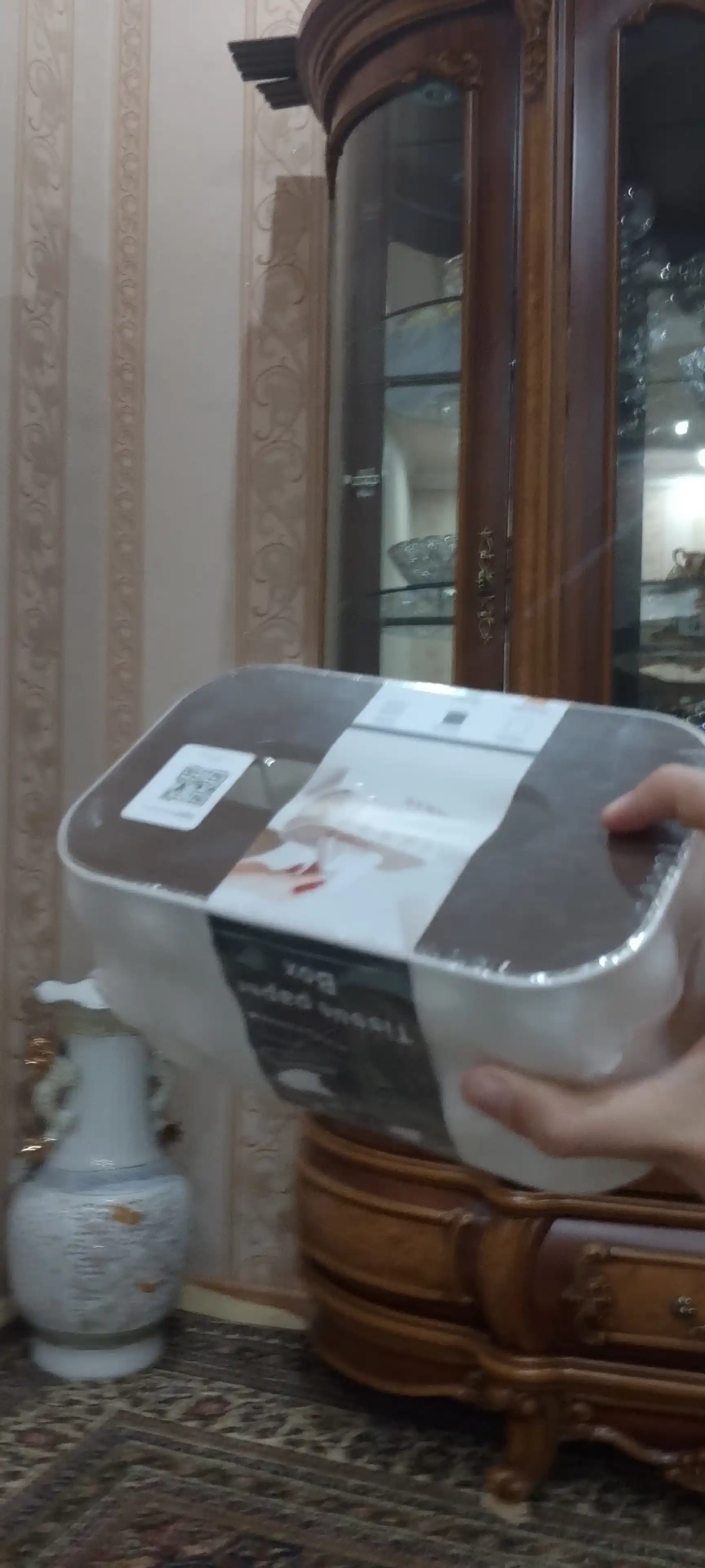 Салфетница с бамбуковой крышкой