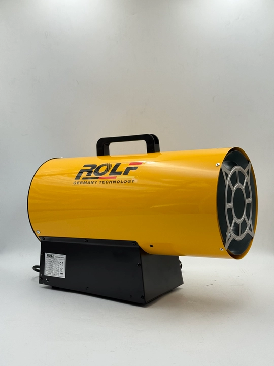 Газовая тепловая пушка ROLF TOP-30RA-T, 17–30 кВт, 650 м³/ч, с редуктором и шлангом