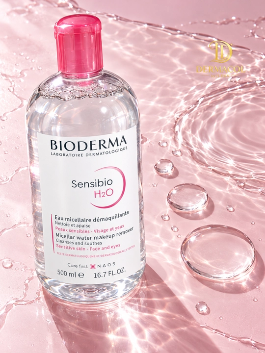 Мицеллярная вода Bioderma Sensibio 500 мл, для снятия макияжа и очищения