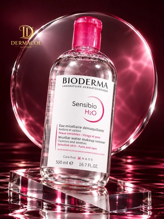 Мицеллярная вода Bioderma Sensibio 500 мл, для снятия макияжа и очищения