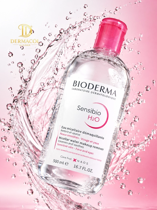 Мицеллярная вода Bioderma Sensibio 500 мл, для снятия макияжа и очищения