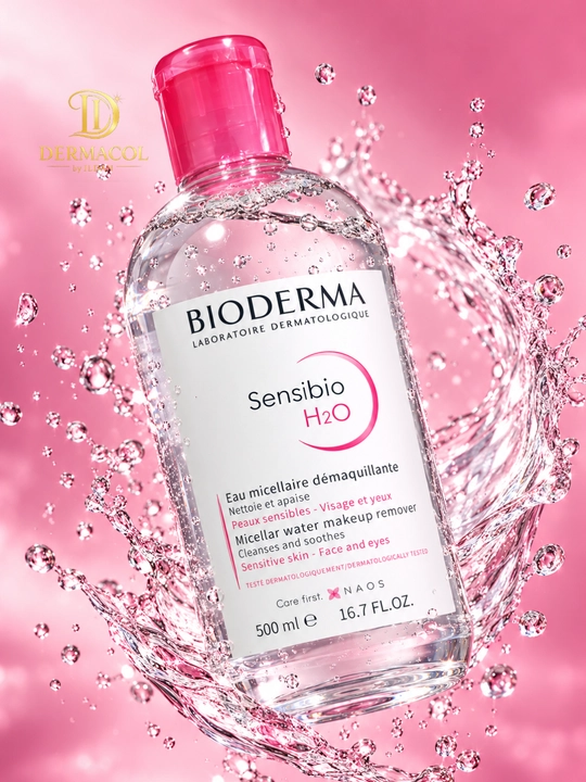 Мицеллярная вода Bioderma Sensibio 500 мл, для снятия макияжа и очищения