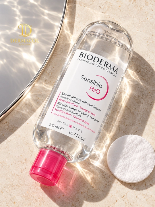 Мицеллярная вода Bioderma Sensibio 500 мл, для снятия макияжа и очищения