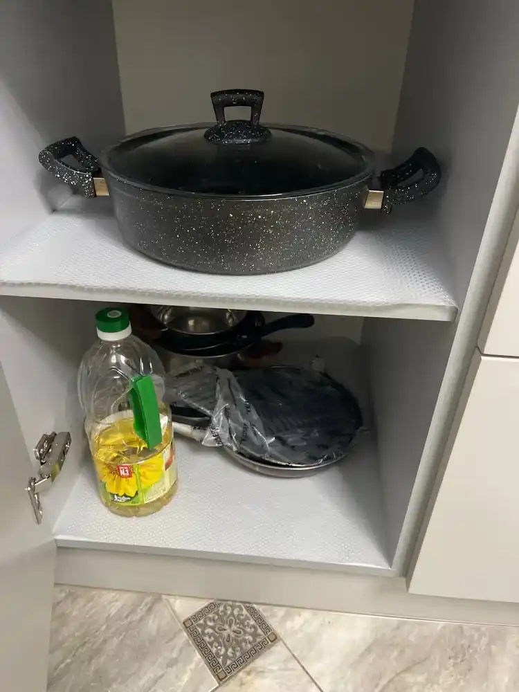 Силиконовый противоскользящий коврик для кухни, холодильника и полок