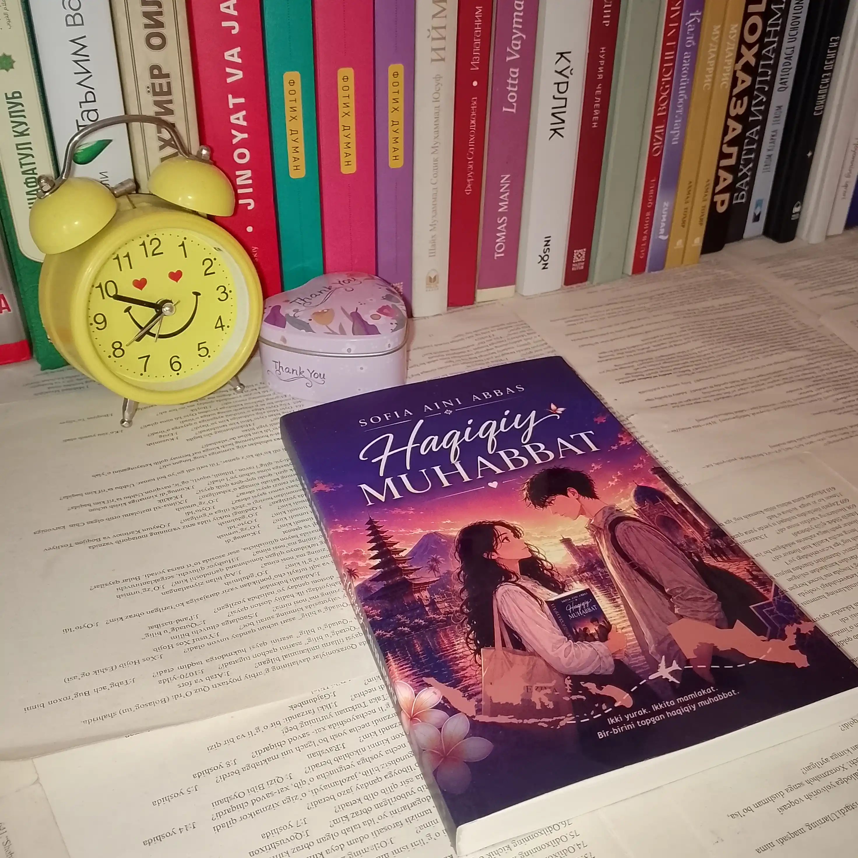 Haqiqiy muhabbat — Sofia Aini Abbas, roman, yumshoq muqova, 256 bet