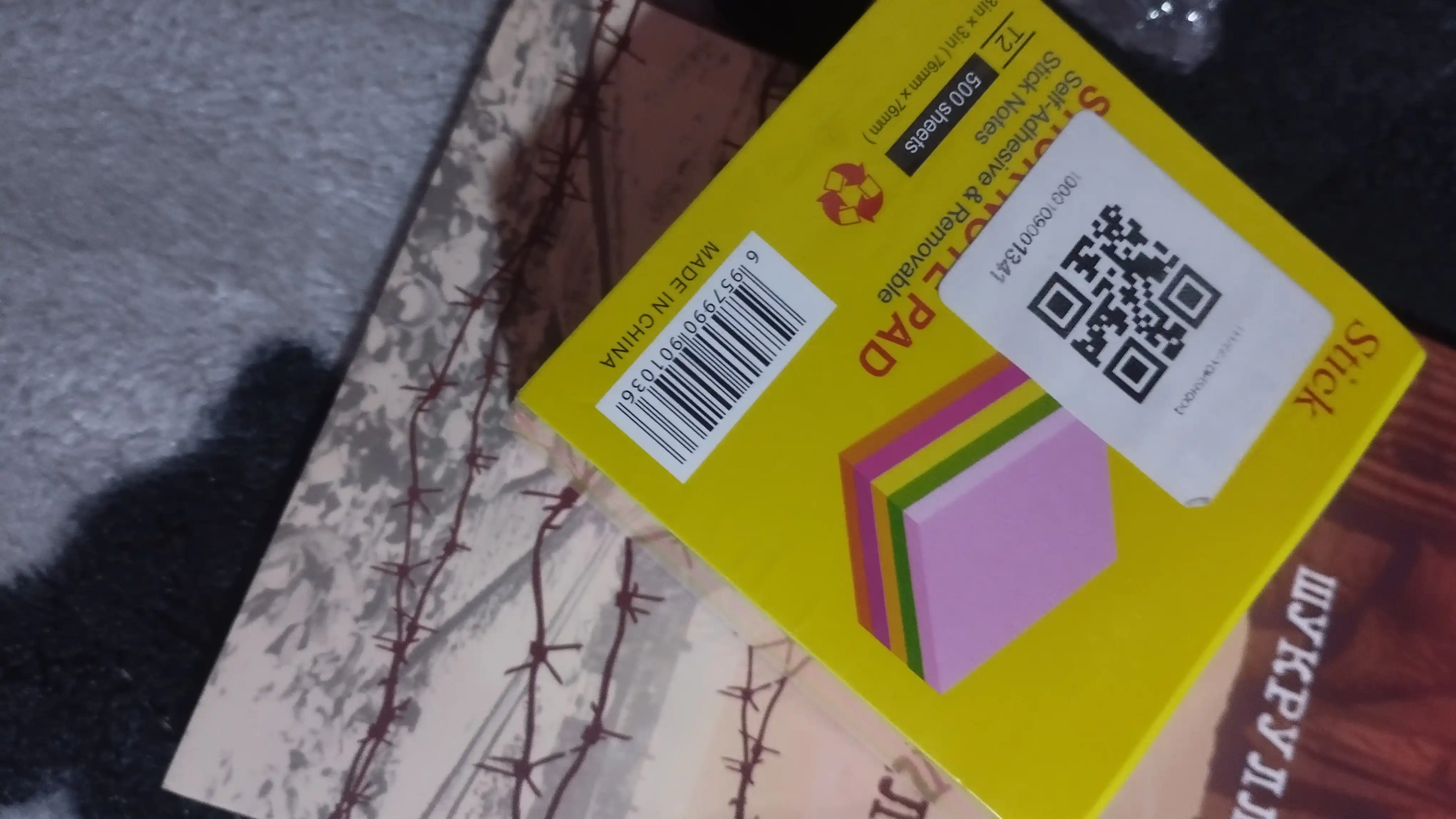 Самоклеящийся блок для заметок (Sticky Notes), 76×76 мм, 500 листов, цветной
