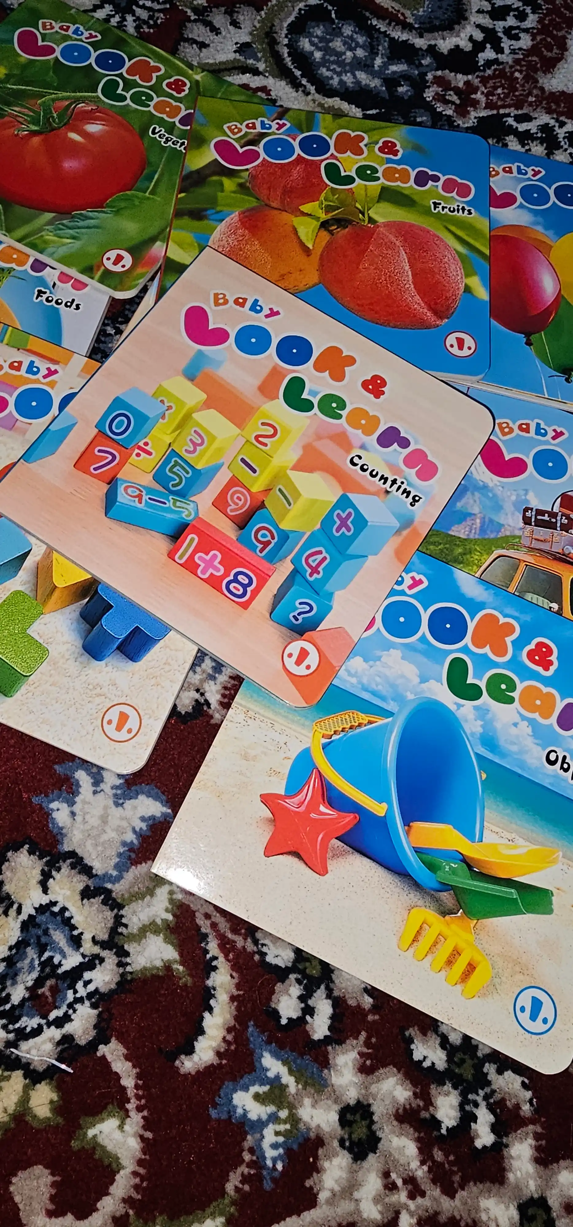 Baby Look and Learn 10 развивающих толстых книг для малышей