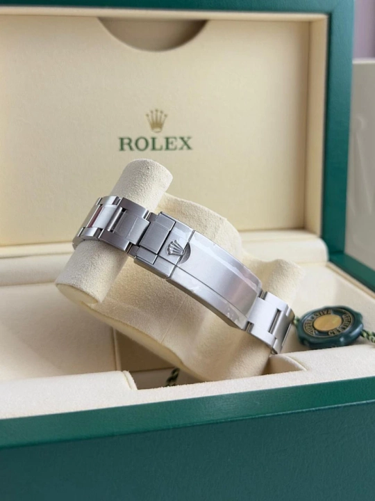 Erkaklar uchun Rolex Submariner qo‘l soati, sapfir shisha va metall bilaguzuk bilan