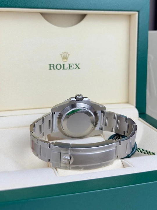 Erkaklar uchun Rolex Submariner qo‘l soati, sapfir shisha va metall bilaguzuk bilan