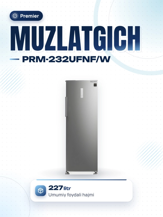 Muzlatgich Premier PRM-232UFNF/W - 