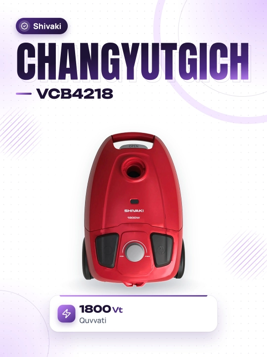 Changyutgich Shivaki VCB4218 Tornado, 1800 Vt - 