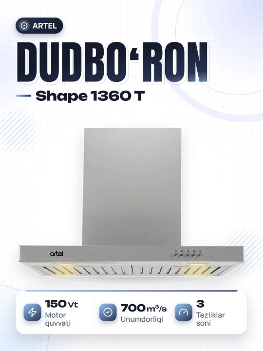 Dudburon Artel Shape 1360 T 700 m/soat, mexanik - 