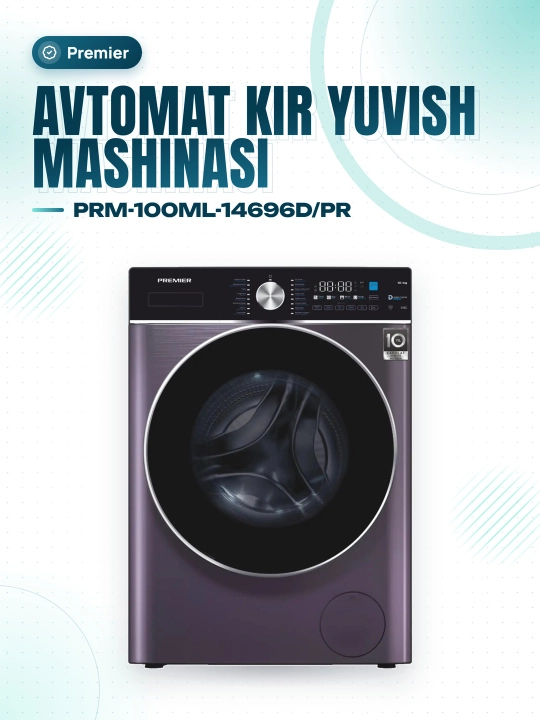 Avtomat kir yuvish mashinasi Premier PRM-100ML-14696D/PR