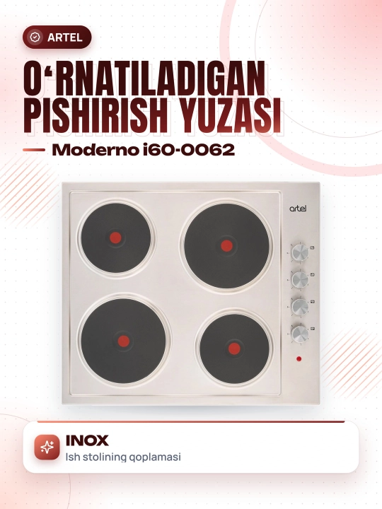 Pishirish yuzasi Artel Moderno i60-0062 - 