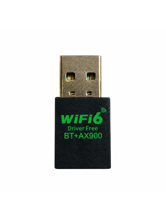 USB Wi-Fi 6 AX300 / AX900 simsiz tarmoq adapteri, Bluetooth funksiyali model - 