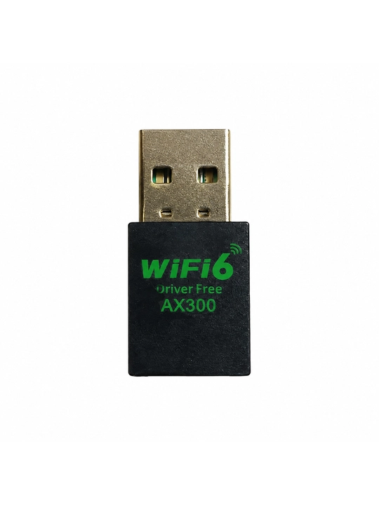 USB Wi-Fi 6 AX300 / AX900 simsiz tarmoq adapteri, Bluetooth funksiyali model
