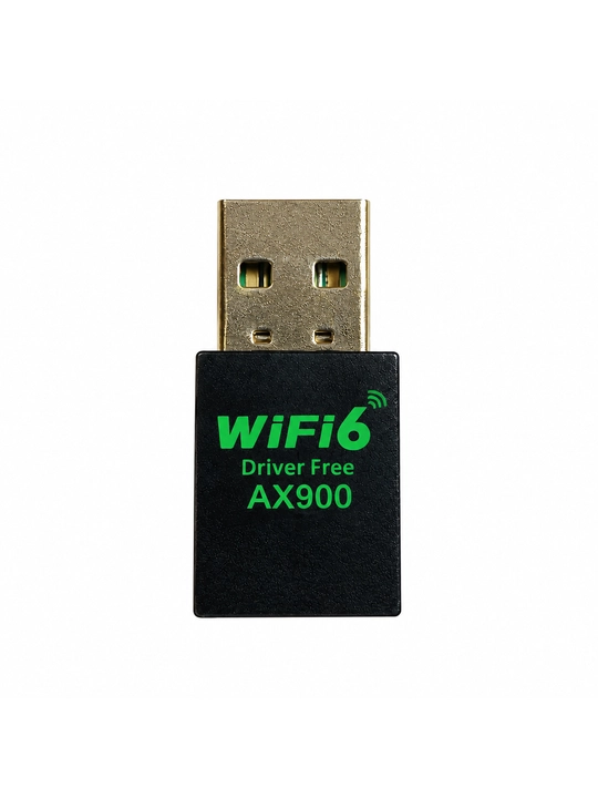 USB Wi-Fi 6 AX300 / AX900 simsiz tarmoq adapteri, Bluetooth funksiyali model