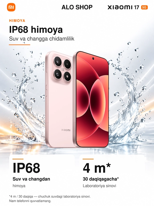 Smartfon Xiaomi 17 5G, Leica 50 MP, 6,3″ OLED 120 Hz, 6330 mAh, 100 W