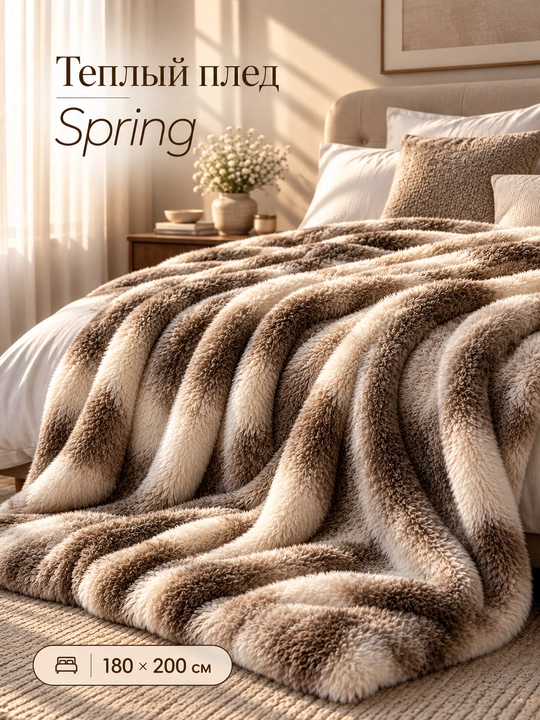 My Sofa’dan Spring issiq  pledlari — qalbingizni mehr bilan o‘raydigan sovg‘a - 