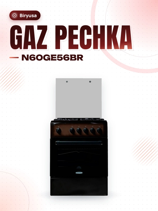 N60GE56BR firuza gaz-elektr plitasi - 