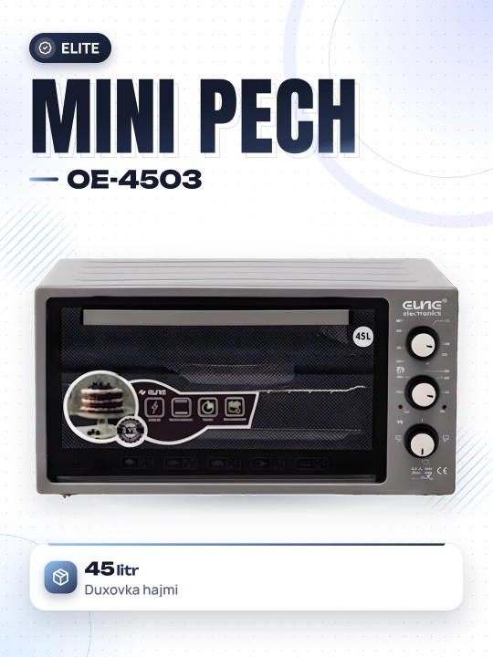 ELITE OE-4503 Lampa mini-pechi, 45 litr - 