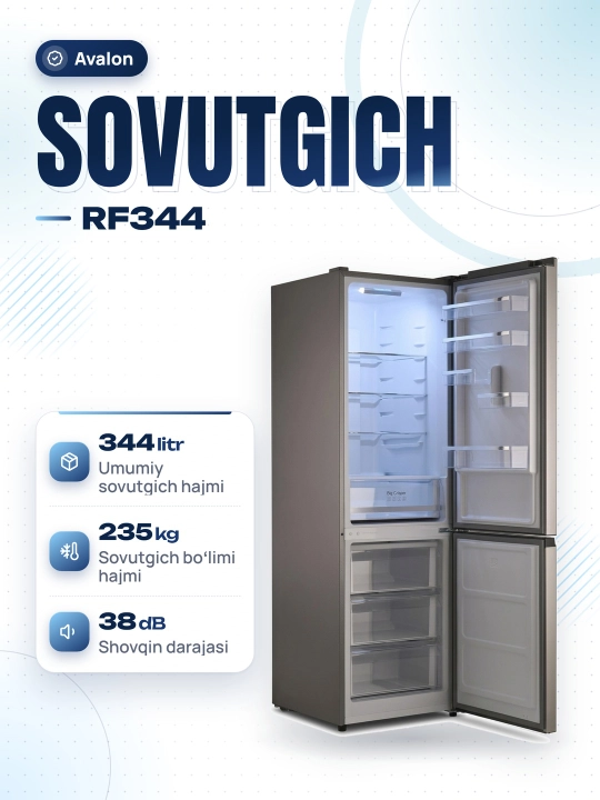 Avalon AVL-RF344 muzlatgichi (344 litr) - 