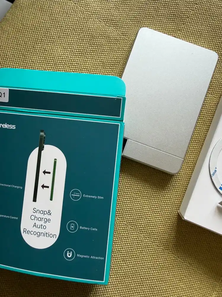 Power bank MagSafe, magnitli simsiz tashqi akkumulyator, 5000/10000 mAh, 15W/20W