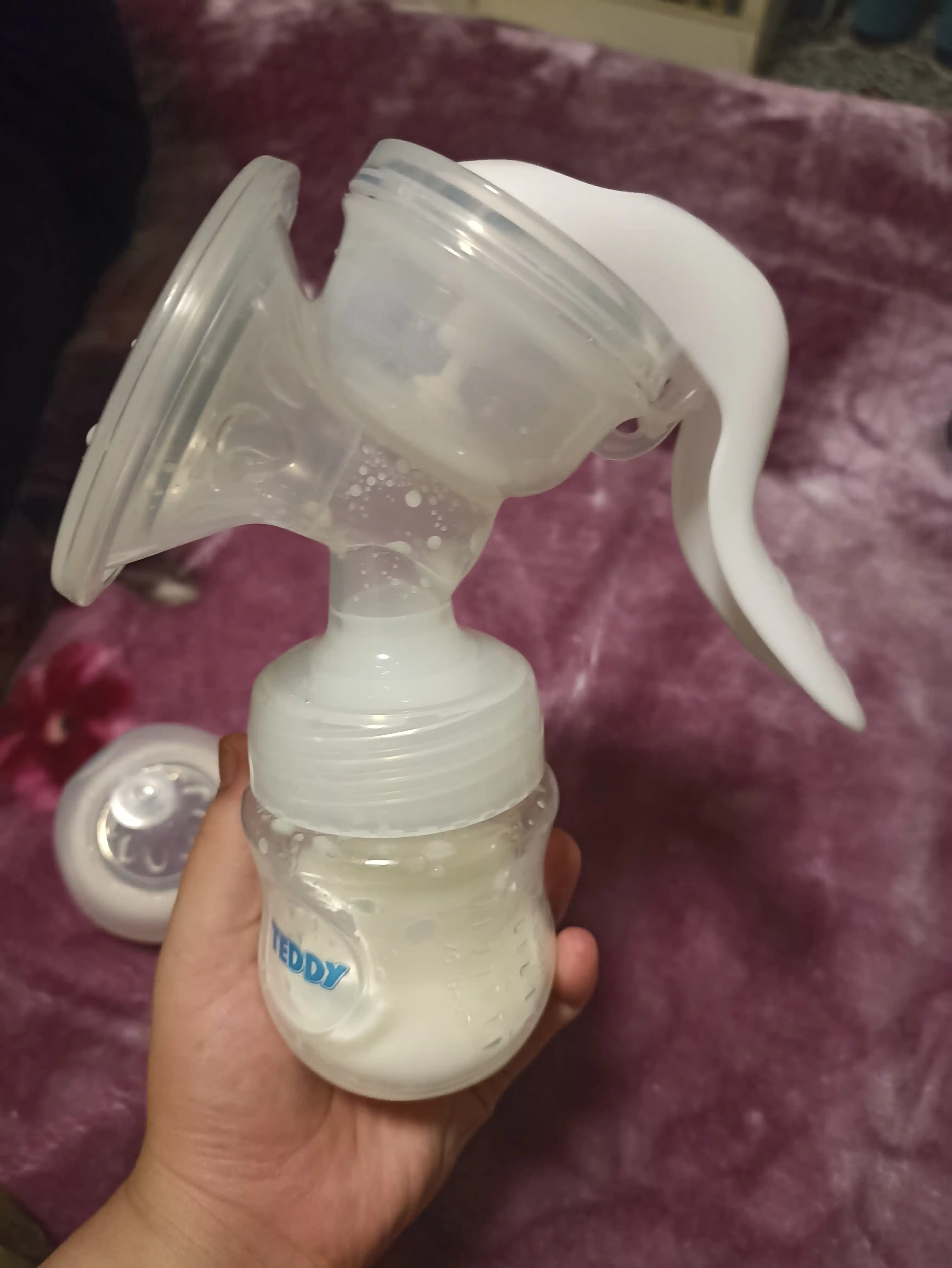 Sut sogadigan, mexanik qol sut soruvchi 2 tasi 1, butilkachasi bilan, 150 ml
