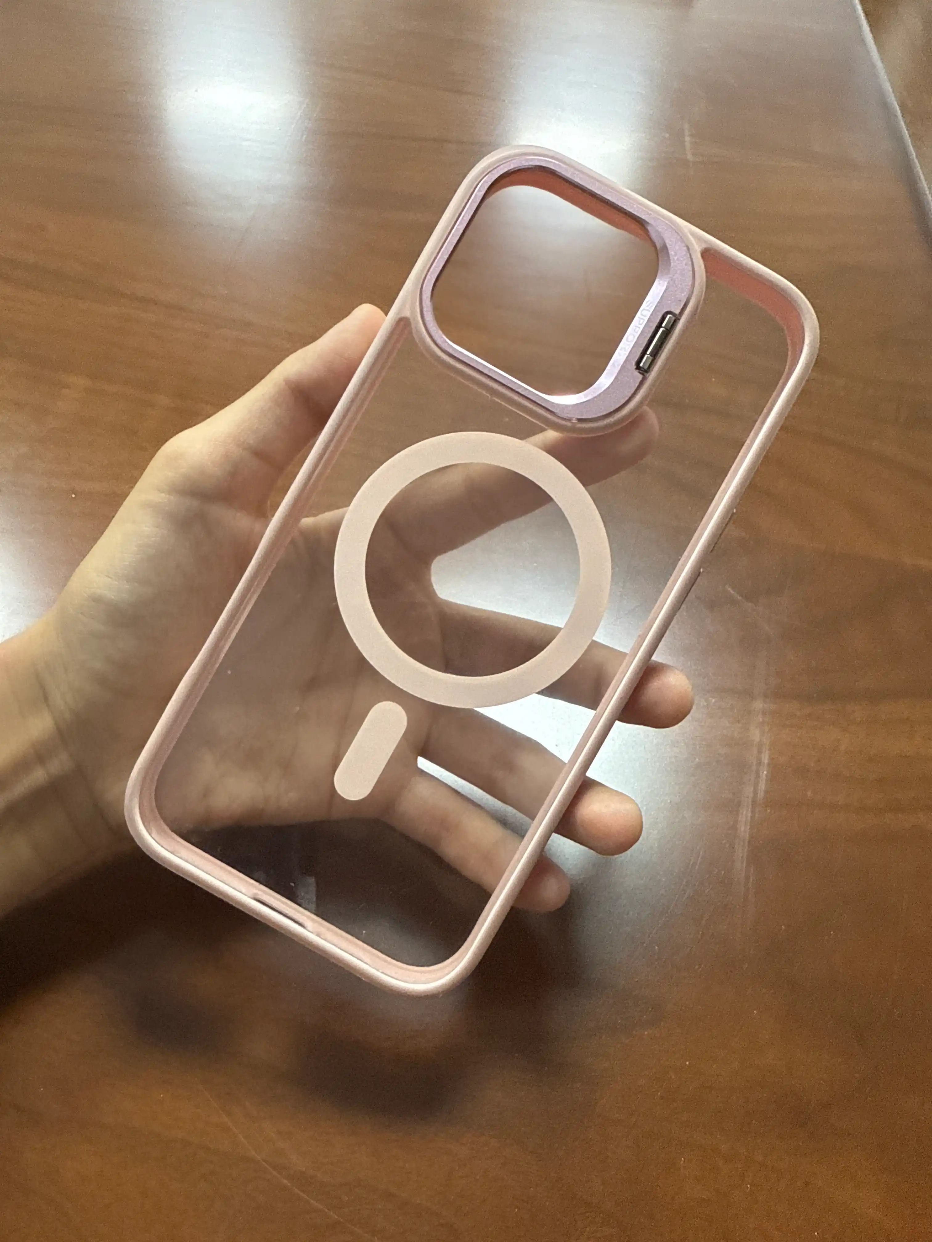 IPhone 11, 12, 13, 14, 15, 16, 17, Pro, Max, iPhone Mini uchun MagSafe g‘ilofi, shaffof, taglik bilan