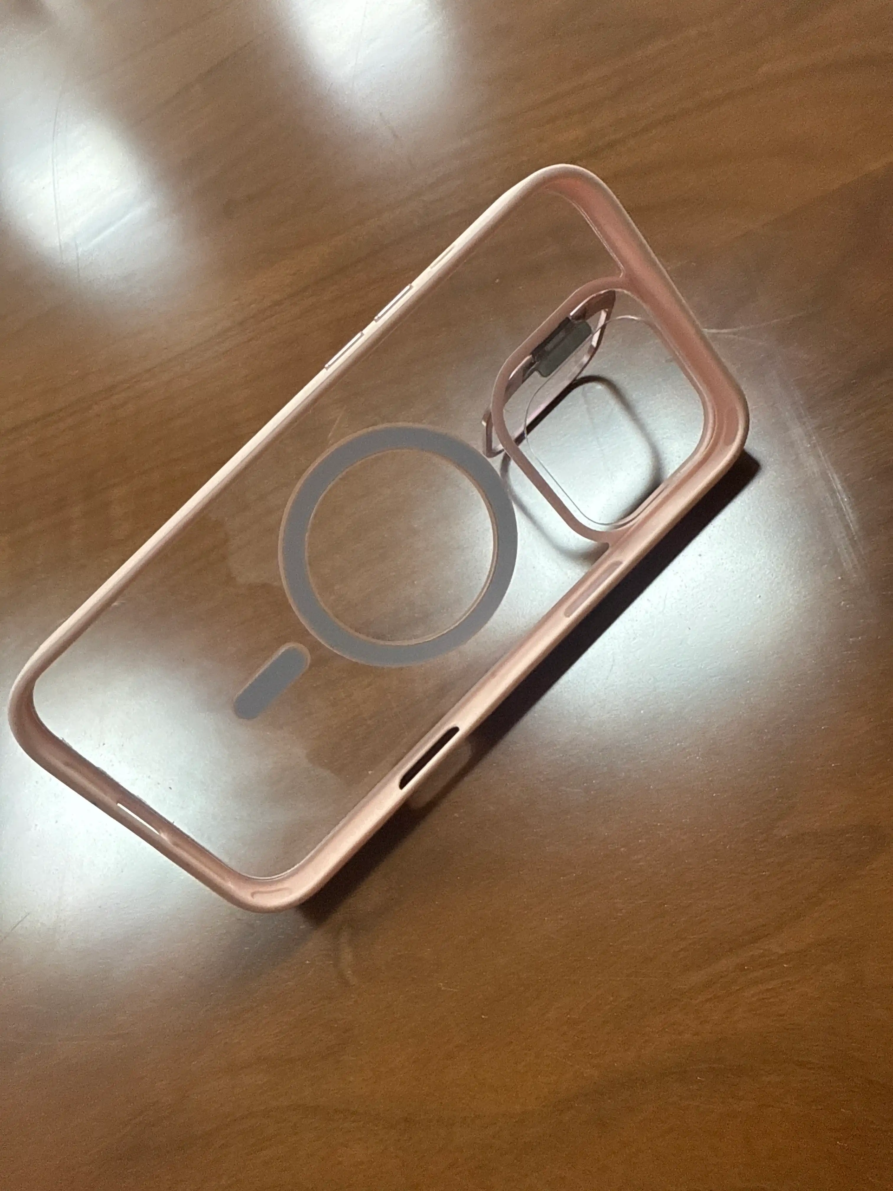 IPhone 11, 12, 13, 14, 15, 16, 17, Pro, Max, iPhone Mini uchun MagSafe g‘ilofi, shaffof, taglik bilan