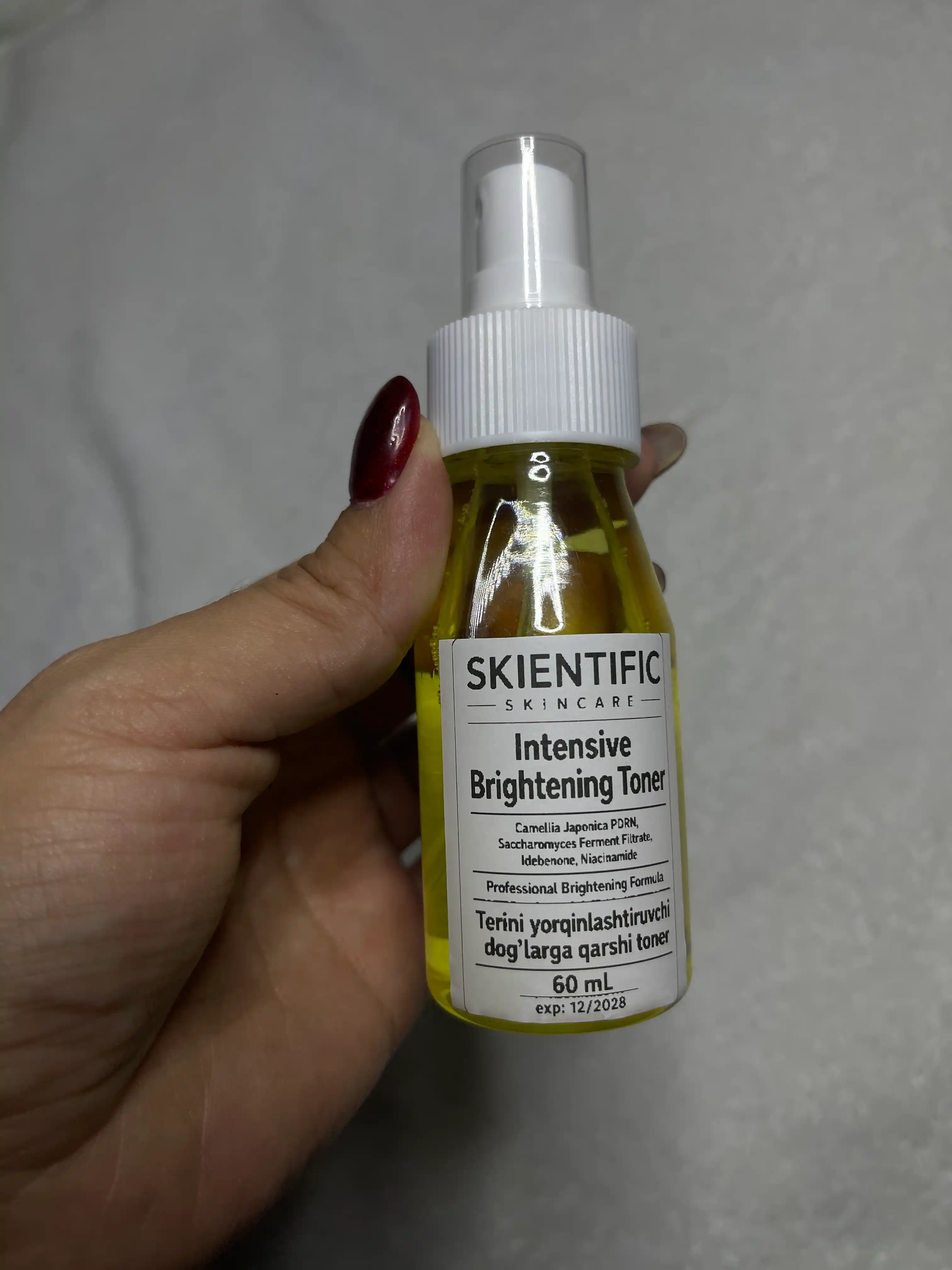 Oqartiruvchi toner SKIENTIFIC Intensive Brightening Toner 60 ml
