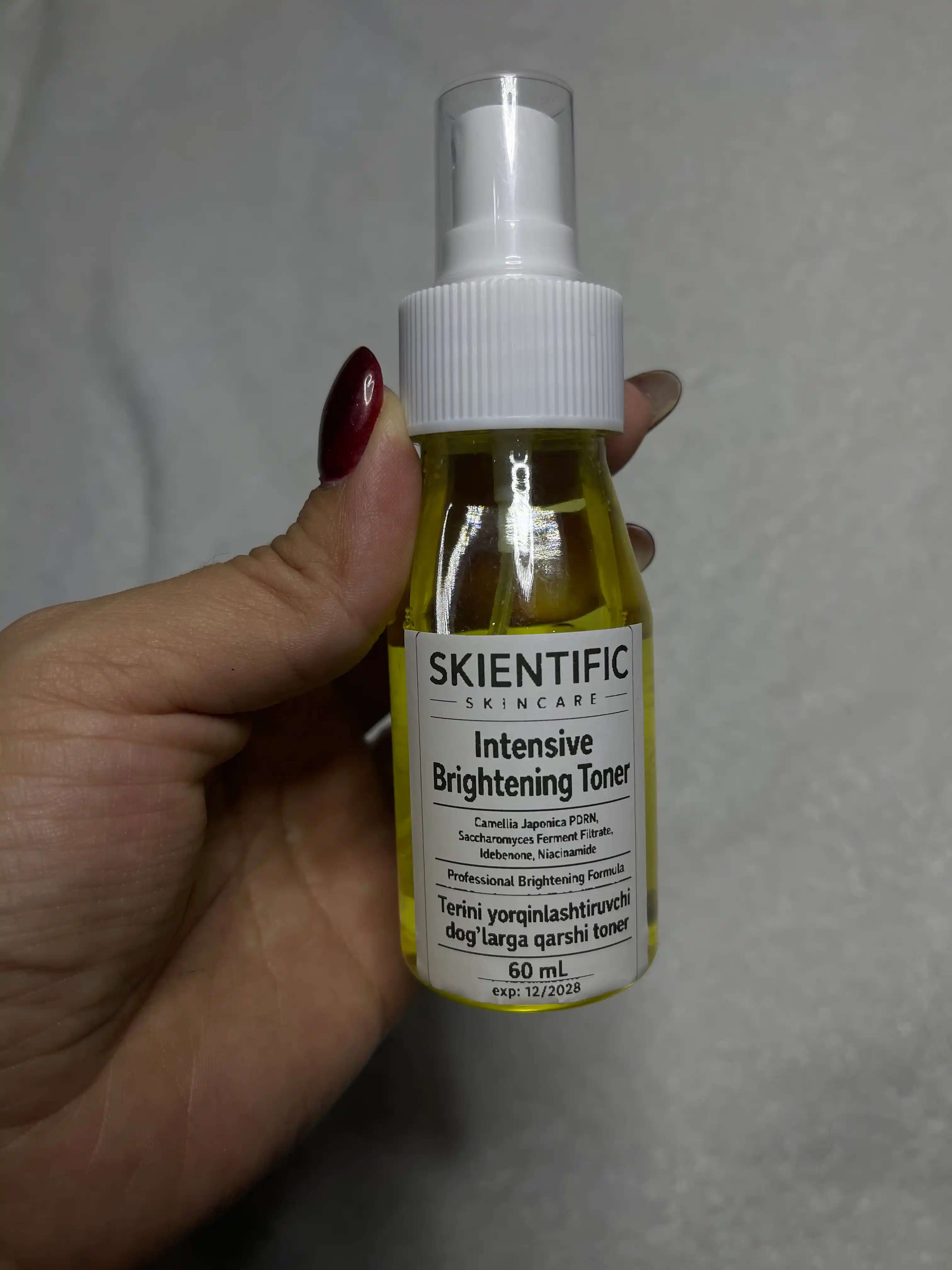 Oqartiruvchi toner SKIENTIFIC Intensive Brightening Toner 60 ml