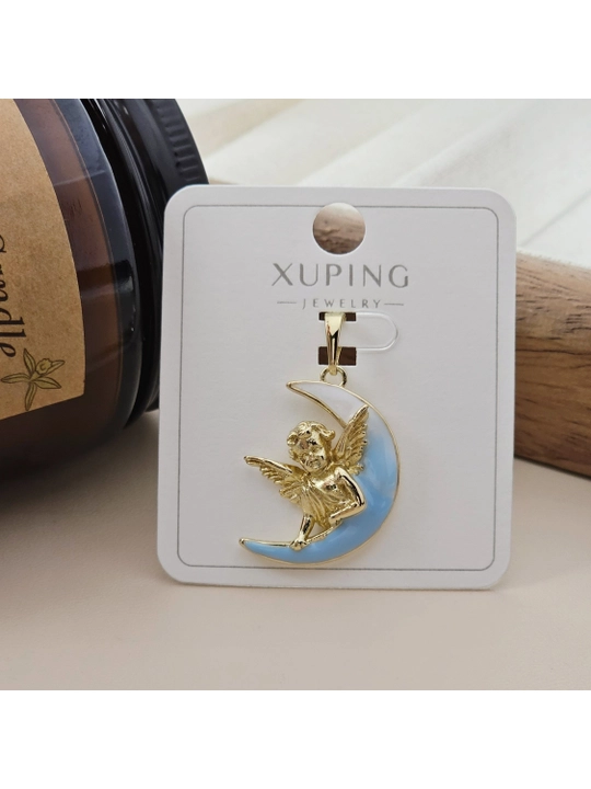 Кулон Xuping женский, на цепочку, с камнями, гипоаллергенный - 